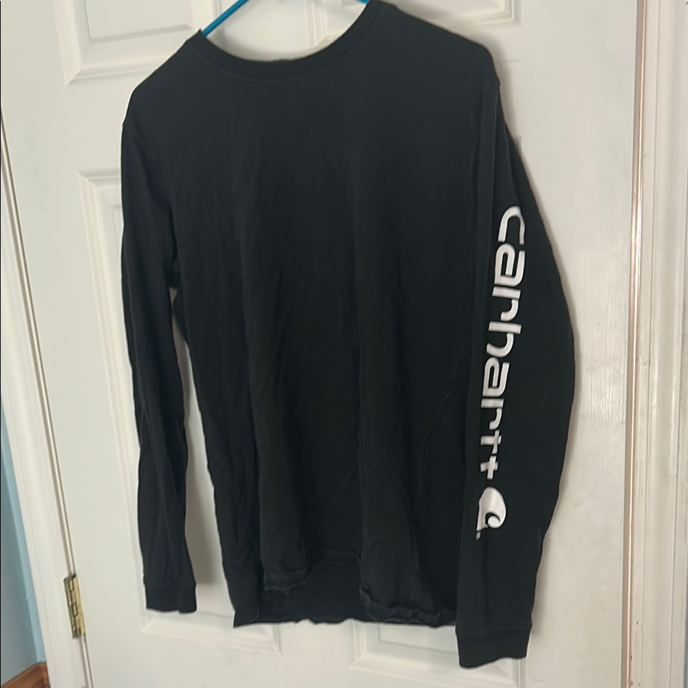 Carhartt Black Long Sleeve Tee with Logo